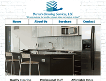 Tablet Screenshot of duranscleaningservices.com
